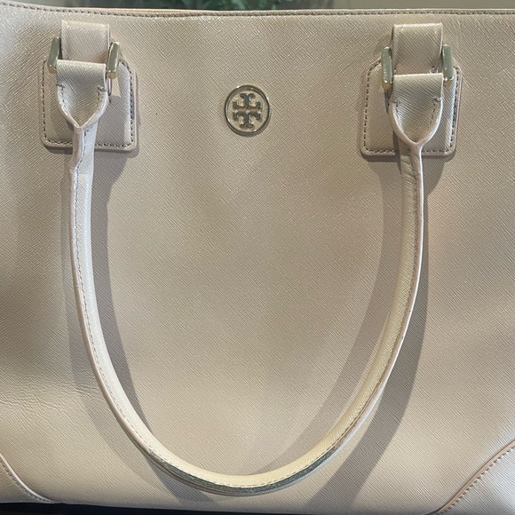 Tory Burch Robinson Tote Nude Bag - Picture 13 of 16
